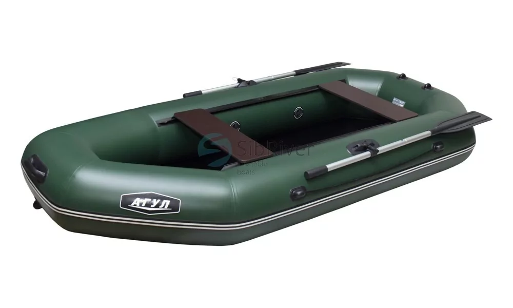 Лодка ПВХ SibRiver (Сибривер) Агул - 255 зелёный
