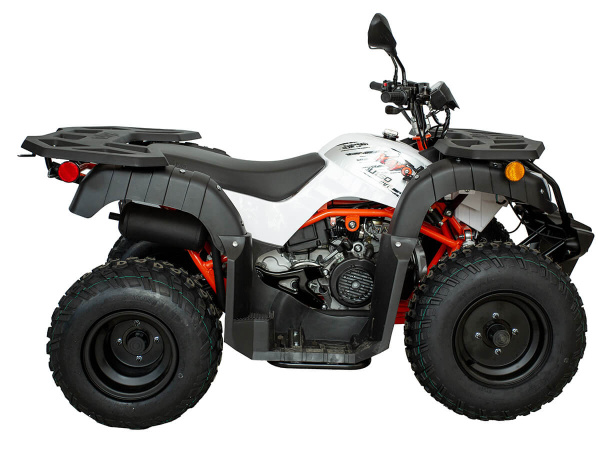 Квадрицикл KAYO (Кайо) AU150 CVT (белый пластик 2024 г.) с ПСМ | Мототека